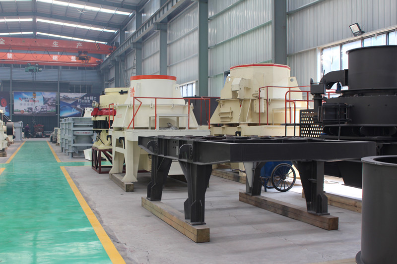 整形制沙機生產車間圖