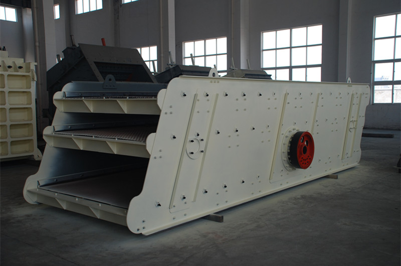 三層礦山振動(dòng)篩圖，三層篩網(wǎng)，出四種料