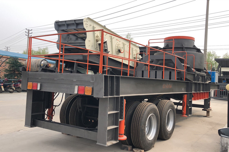 移動(dòng)鵝卵石打砂機(jī)