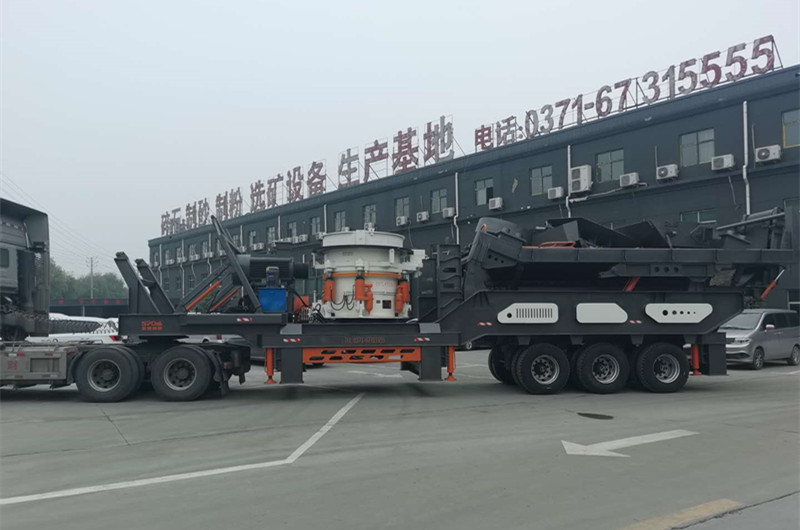 輪胎移動石頭破碎機(jī)，圓錐移動破碎機(jī)
