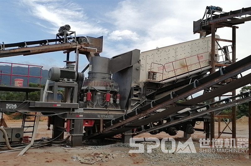 圓錐破移動石子破碎機(jī)