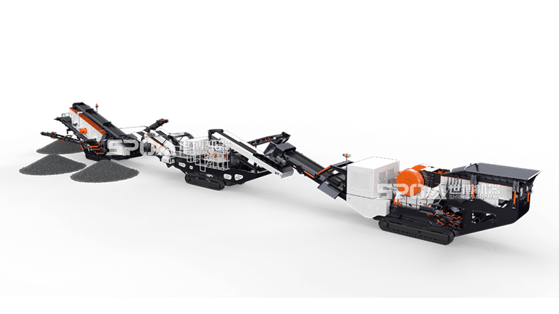 建筑垃圾制砂成套設(shè)備，移動(dòng)破碎制砂設(shè)備