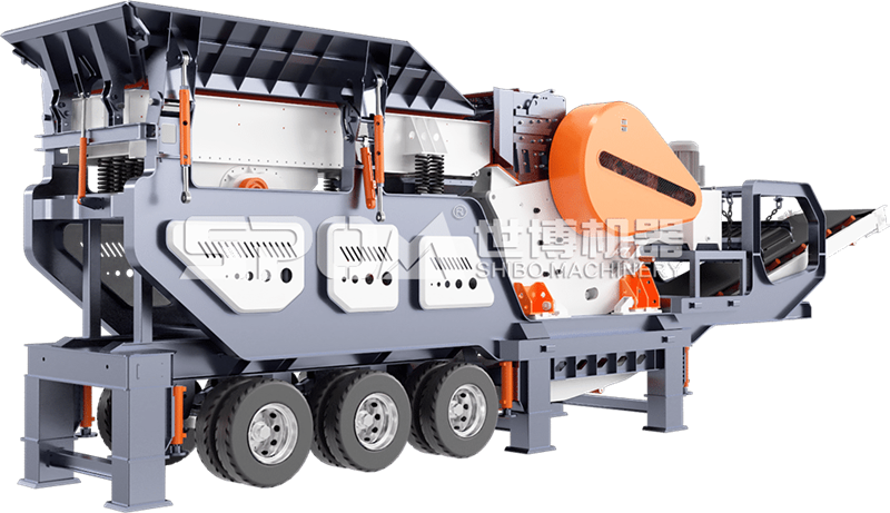 顎破移動破碎站，配置顎式破碎機(jī)的移動站