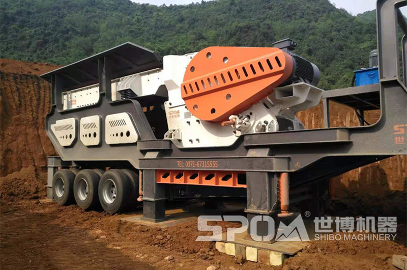 粗碎車載移動碎石機(jī)，顎破移動碎石機(jī)